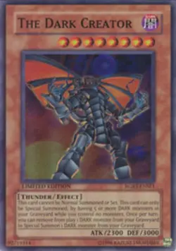 Yugioh! MP The Dark Creator - RGBT-ENSE1 - Super Rare - Limited Edition Moderate - Image 1
