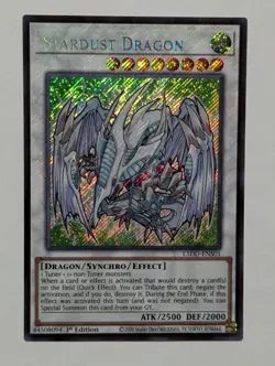 Yu-Gi-Oh! TCG Stardust Dragon /Effect 1st Ed Holo L5DD-ENS01 - Image 1