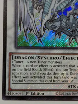 Yu-Gi-Oh! TCG Stardust Dragon /Effect 1st Ed Holo L5DD-ENS01 - Image 3