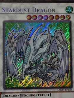 Yu-Gi-Oh! TCG Stardust Dragon /Effect 1st Ed Holo L5DD-ENS01 - Image 4
