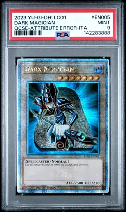 2023 YU-GI-OH! LEGEND COLLECTION : 25TH ANNIVERSARY #EN005 DARK MAGICIAN PSA 9 - Image 1