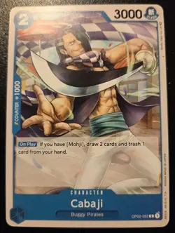 Cabaji OP02-052 Common Paramount War One Piece Card Game - Image 1