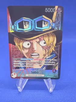 One Piece Awakening of the New Era Sabo OP05-001 Alternate Art Parallel Leader - Image 1