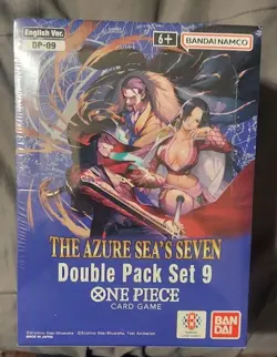 One Piece TCG OP-14 The Azure Sea's Seven Double Pack Set 9 Sealed Display Box - Image 1