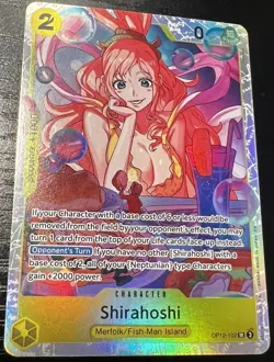 One Piece TCG OP12-102 [SR] (Shirahoshi) Royal Blood (OP12) NM Foil - Image 1