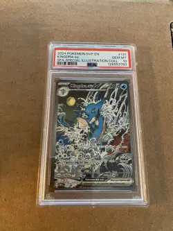 Kingdra ex 131 Sv: Scarlet & Violet Black Star Promo Card Holo PSA 10 - Image 1