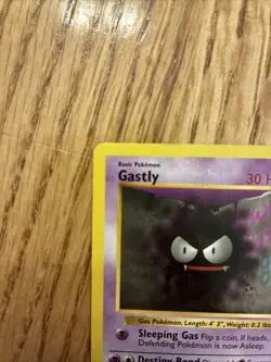 Pokemon Card - Gastly Base Set (Shadowless) 50/102 Common - NM - Image 2