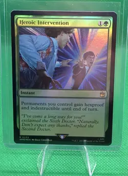 Heroic Intervention - Universes Beyond: Doctor Who (WHO) Foil MTG Trading Card - Image 1