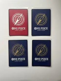 One Piece Card Game Bandai 4 Card Lot - Sugar, Kid, Luffy, Leo - Image 2