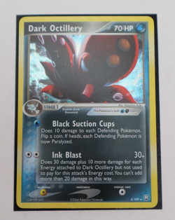 Pokemon EX Team Rocket Returns Dark Octillery Holo Rare Card 8/109 LP - Image 1