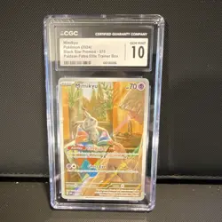 Pokemon Mimikyu CGC Gem Mint 10 Black Star Promo 075 Promo Card 2024 - Image 1