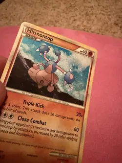 Hitmontop 5/123 HeartGold SoulSilver Pokemon Card Holo Rare -LP - Image 3