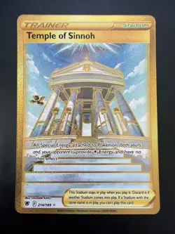 Pokemon TCG Temple of Sinnoh Card 214/189 Astral Radiance Secret Rare Holo - Image 1