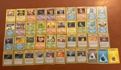 SHADOWLESS Pokemon Base Set Collection - Lot of 41 Cards - No Dupes RARE* (WOTC) - Image 1