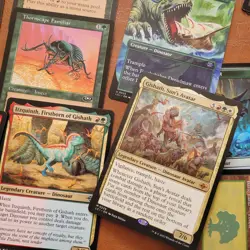 Gishath's Mythic Rare Fun ***DINOSAURS*** Tribal COMMANDER DECK MTG 100 Cards - Image 1