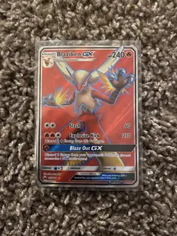 Pokemon TCG Blaziken GX Full Art Holo Ultra Rare Card 153/168 Celestial Storm - Image 1