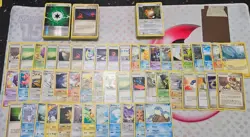 semi vintage pokemon card lot MP/DMG Holos and rares,c,un 200+ - Image 3