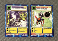 (6) Digimon Digi-Battle Taco Bell Promo Cards + (3) Tip Cards / Bandai 2000 - Image 2