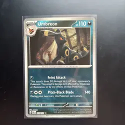 Pokemon TCG Umbreon Pokeball Card 059/131 Prismatic Evolutions Near Mint - Image 1