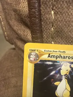 Pokemon TCG Ampharos Neo Genesis Holo Card 1/111 1st Edition Rare - Image 3
