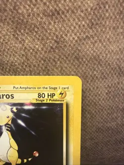Pokemon TCG Ampharos Neo Genesis Holo Card 1/111 1st Edition Rare - Image 4