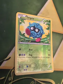 Pokemon TCG BW Legendary Treasures Tangela Reverse Holo Card 1/113 NM Condition - Image 2