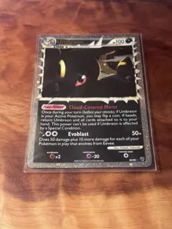 Pokemon Umbreon Prime 86/90 Undaunted Holo Ultra Rare HGSS LP Pokemon Card - Image 1