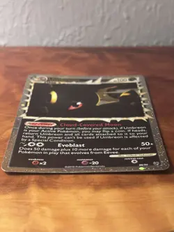 Pokemon Umbreon Prime 86/90 Undaunted Holo Ultra Rare HGSS LP Pokemon Card - Image 5