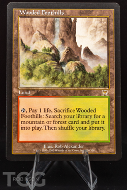 Wooded Foothills - 2002 Magic the Gathering - Onslaught Regular - Image 1