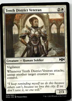 Tenth District Veteran, Ravnica Allegiance #26 MTG - Image 1