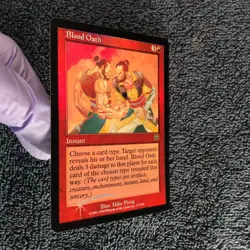 MTG Blood Oath MERCADIAN MASQUES rare Foil Unplayed Near Mint - Image 5