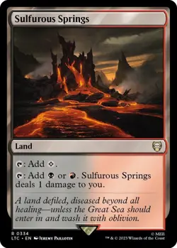Sulfurous Springs 0334 (Regular) MTG Lord of The Rings - NM PACK FRESH - Image 1