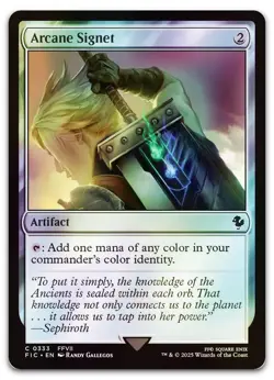 Arcane Signet (0333) (Surge Foil) #333 (NM) Final Fantasy FIC Magic MTG - Image 1