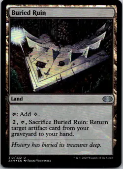 Buried Ruin U Foil Double Masters 312 LP-NM - Image 1