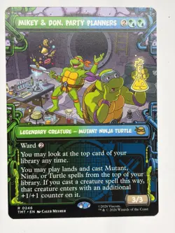 Magic the Gathering – TMNT– Mikey & Don, Party Planners 0246 - Showcase - Image 1