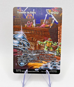 Trouble in Pairs (Borderless) Teenage Mutant Ninja Turtles- MTG- Regular #3 - Image 1