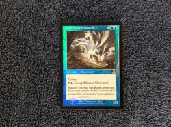 MTG FOIL Blizzard Elemental Urza's Destiny rare Unplayed Near MInt - Image 3