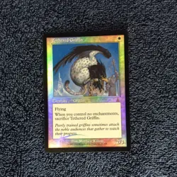 MTG FOIL Tethered Griffin Urza's Destiny rare Unplayed Near MInt - Image 3