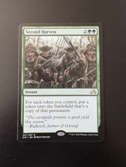 Second Harvest - Shadows over Innistrad: #227, Magic: The Gathering Lp - Image 1