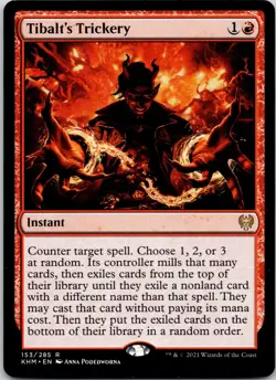Tibalt's Trickery R Kaldheim 153 NM - Image 1