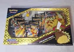 NEW Pokemon PIKACHU Crown Zenith VMAX Premium Collection Box - Image 1