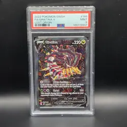 2022 Pokemon Lost Origin #186 Full Art Giratina V PSA 9 NM-MT - Image 1