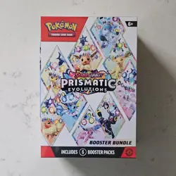 SEALED Pokemon Scarlet & Violet Prismatic Evolutions Booster Bundle Box 6 Packs - Image 1