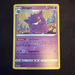 Pokemon TCG Gengar Sword & Shield Swsh052 Holo Promo - Image 1