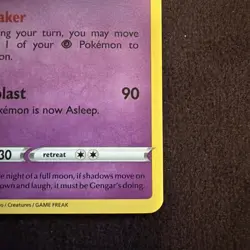 Pokemon TCG Gengar Sword & Shield Swsh052 Holo Promo - Image 3