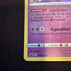 Pokemon TCG Gengar Sword & Shield Swsh052 Holo Promo - Image 4