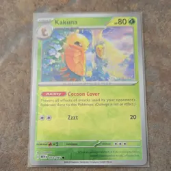 Pokemon TCG Kakuna 014/165 Sv Scarlet & Violet 151 80HP Common Reverse Holo - Image 1