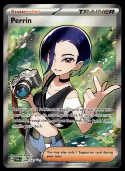 Pokemon TCG SV06: Twilight Masquerade #209/167 Perrin Holo NM - Image 1