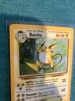 Pokemon Raichu Base Set Unlimited 14/102 NM Near Mint - Image 4
