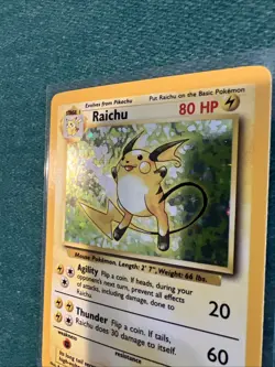 Pokemon Raichu Base Set Unlimited 14/102 NM Near Mint - Image 5